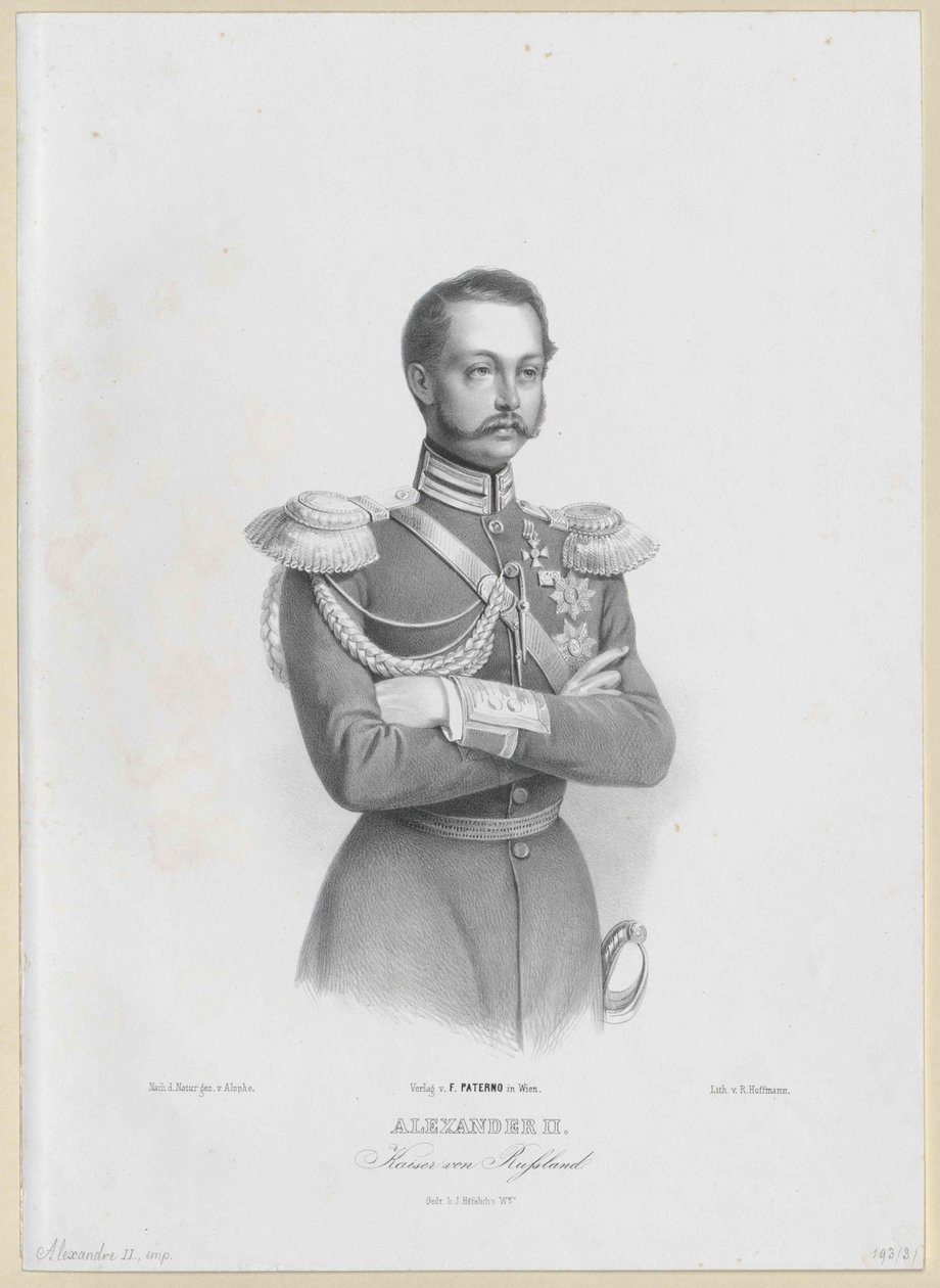 Keizer van Rusland Alexander II door Artist Unknown