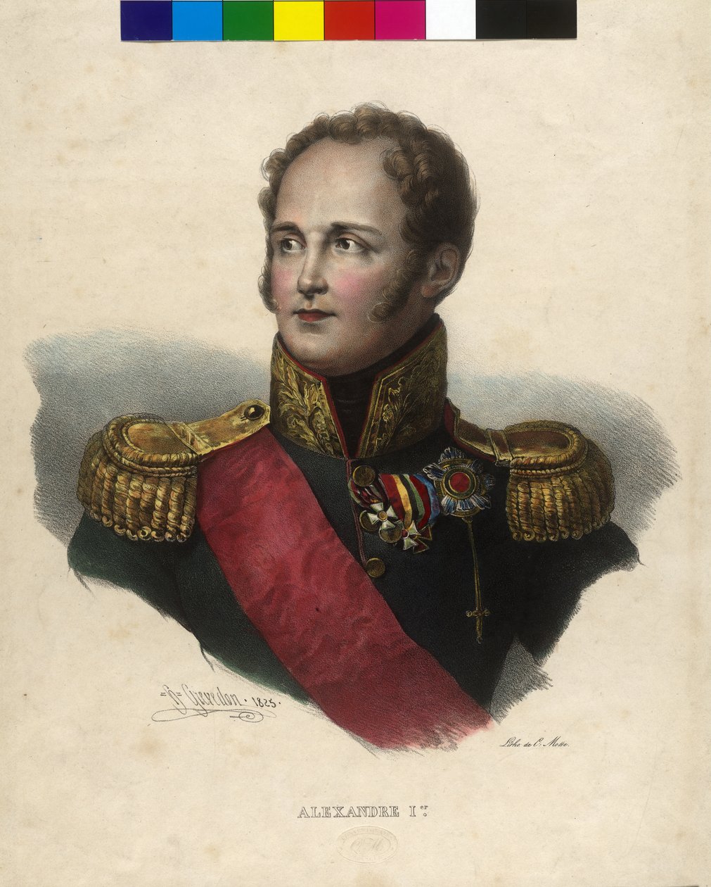 Keizer van Rusland Alexander I door Artist Unknown