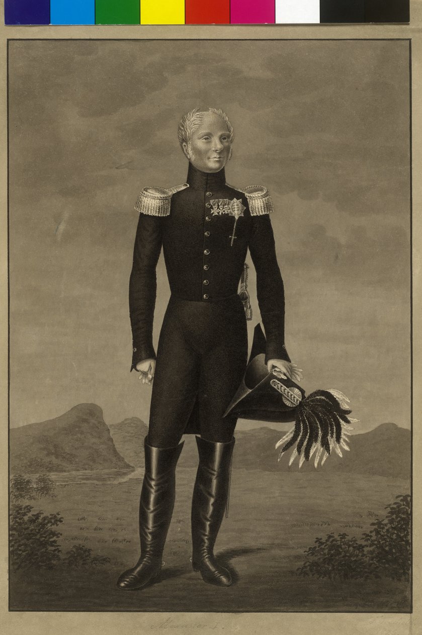 Keizer van Rusland Alexander I door Artist Unknown