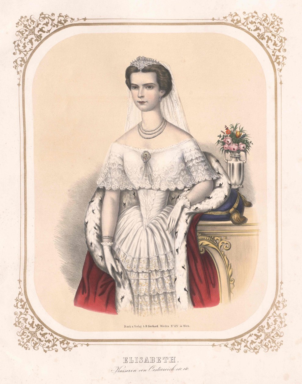 Keizerin van Oostenrijk Elisabeth door Artist Unknown