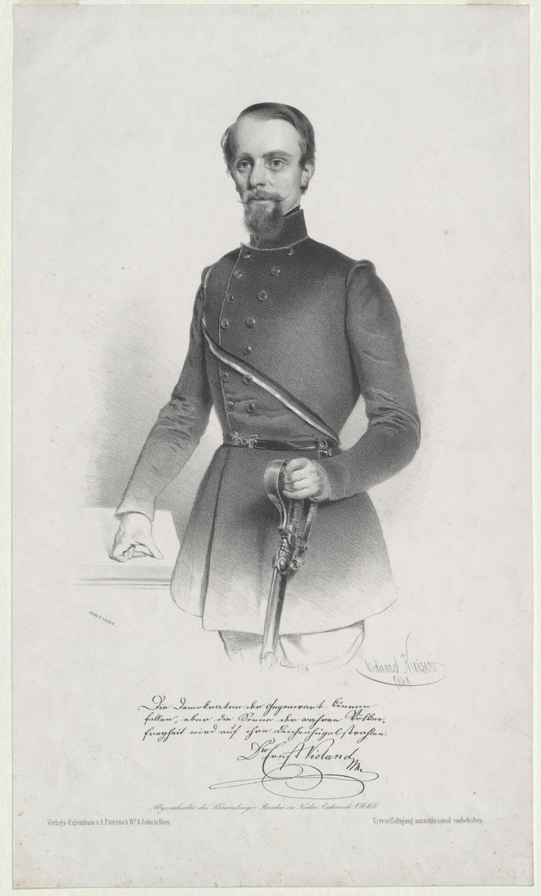 Ernest ridder Violand door Artist Unknown