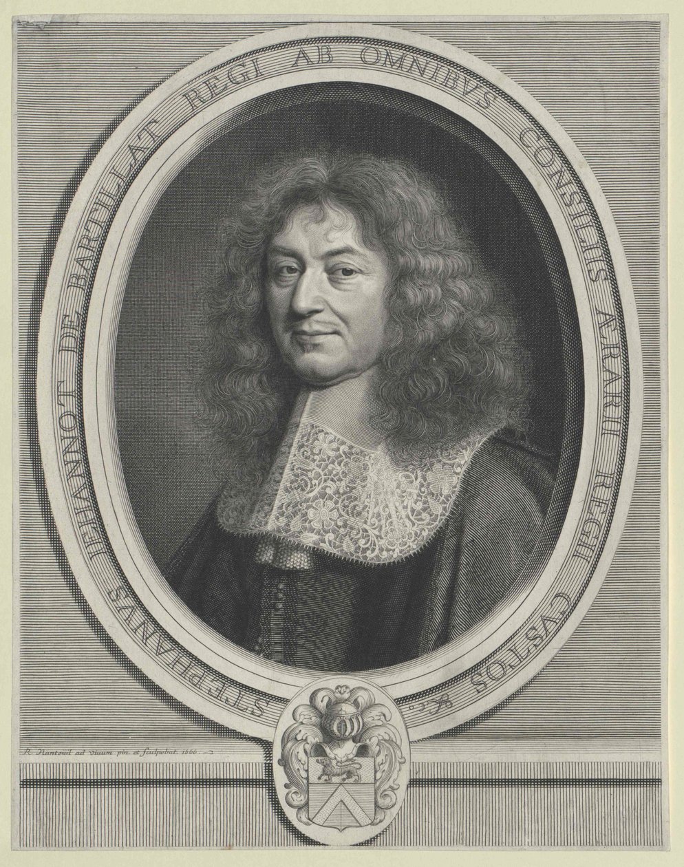 Etienne de Bartillat (druk) door Artist Unknown