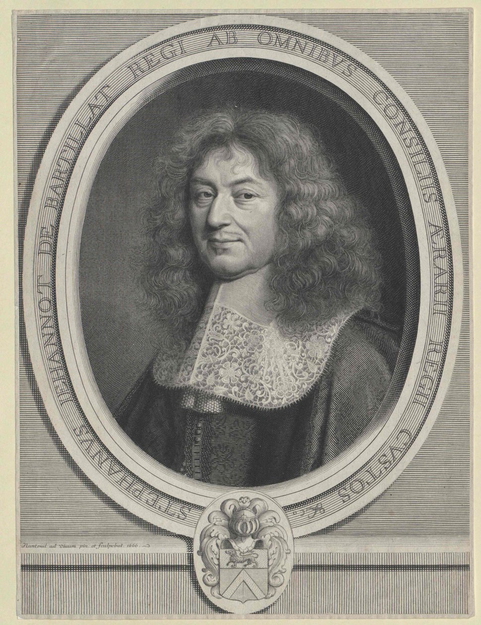 Etienne de Bartillat (druk) door Artist Unknown