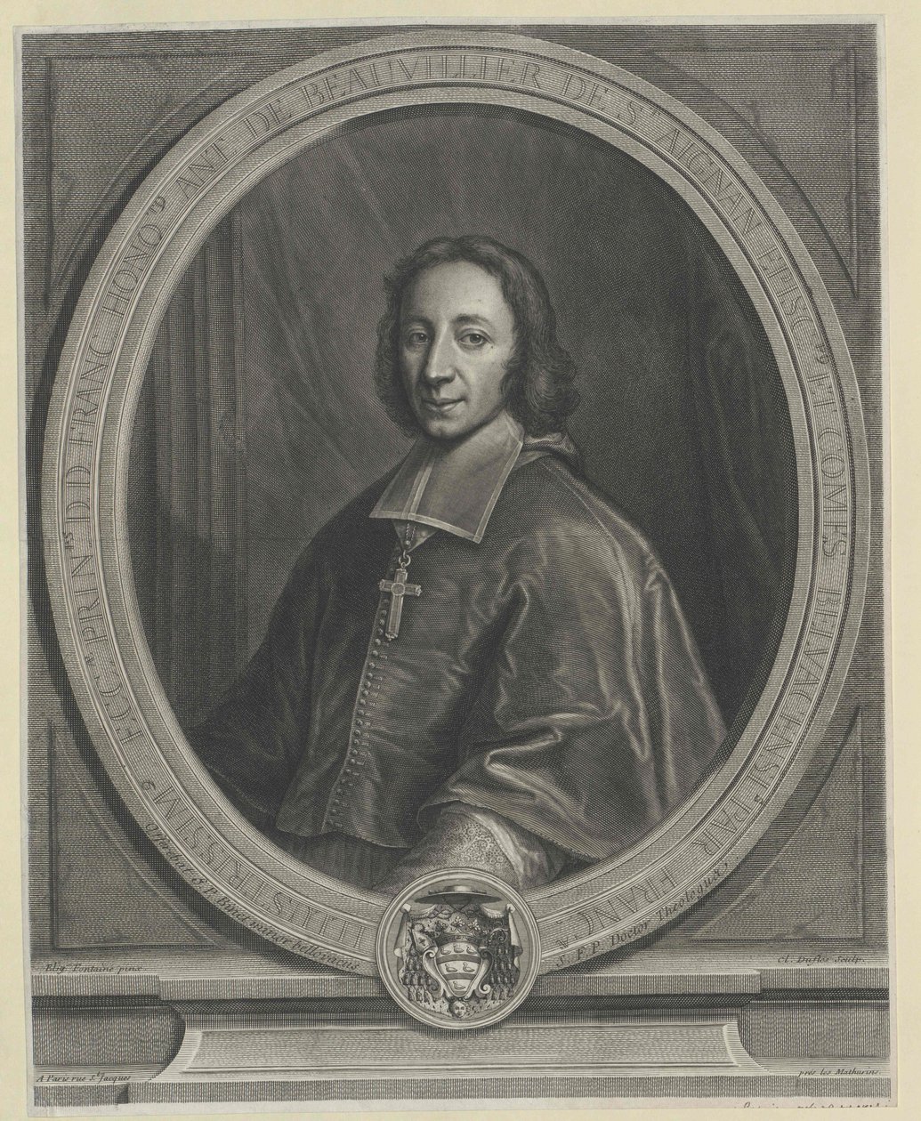 Francois Honore de Beauvillier door Artist Unknown