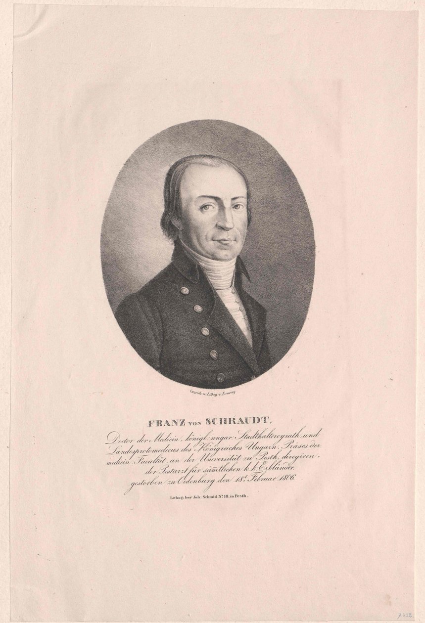 Franz von Schraudt door Artist Unknown