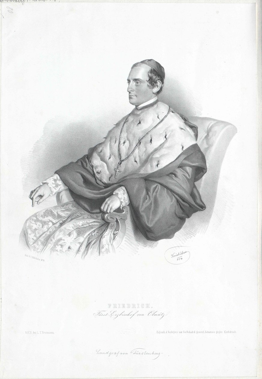 Frederik Egon Landgraaf Fuerstenberg door Artist Unknown