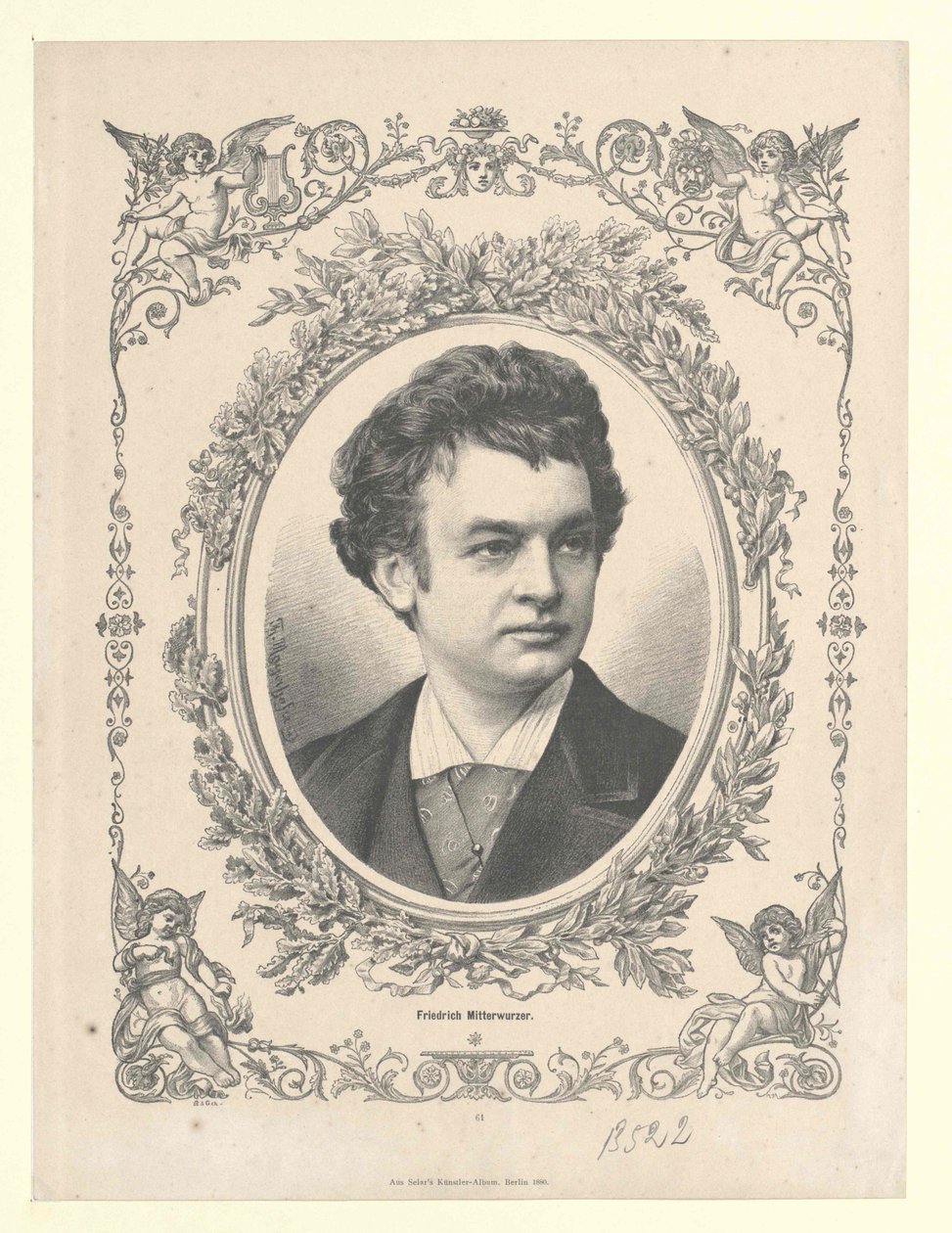 Friedrich Mitterwurzer door Artist Unknown