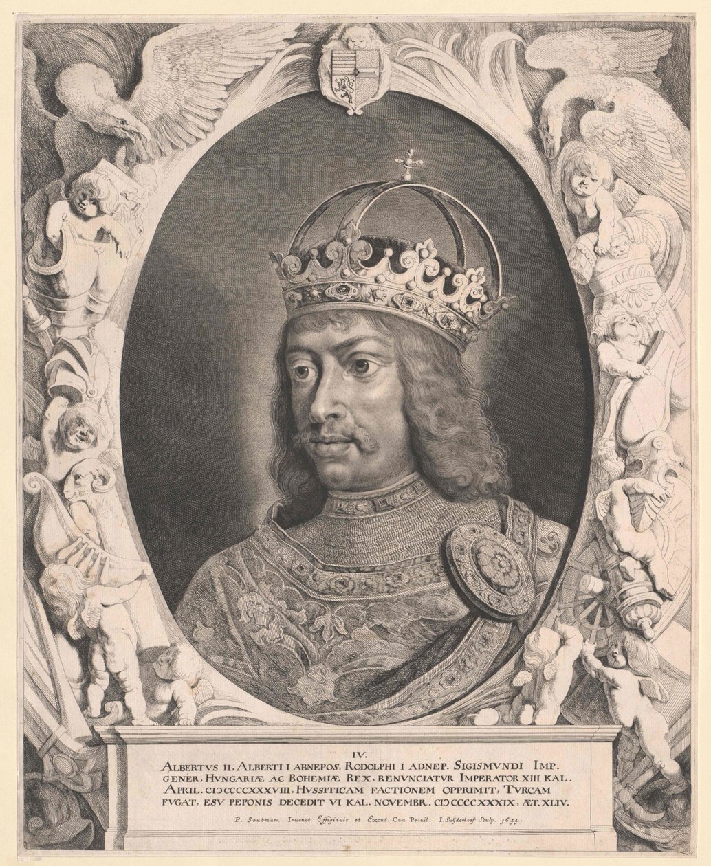 Duitse koning Albert II door Artist Unknown