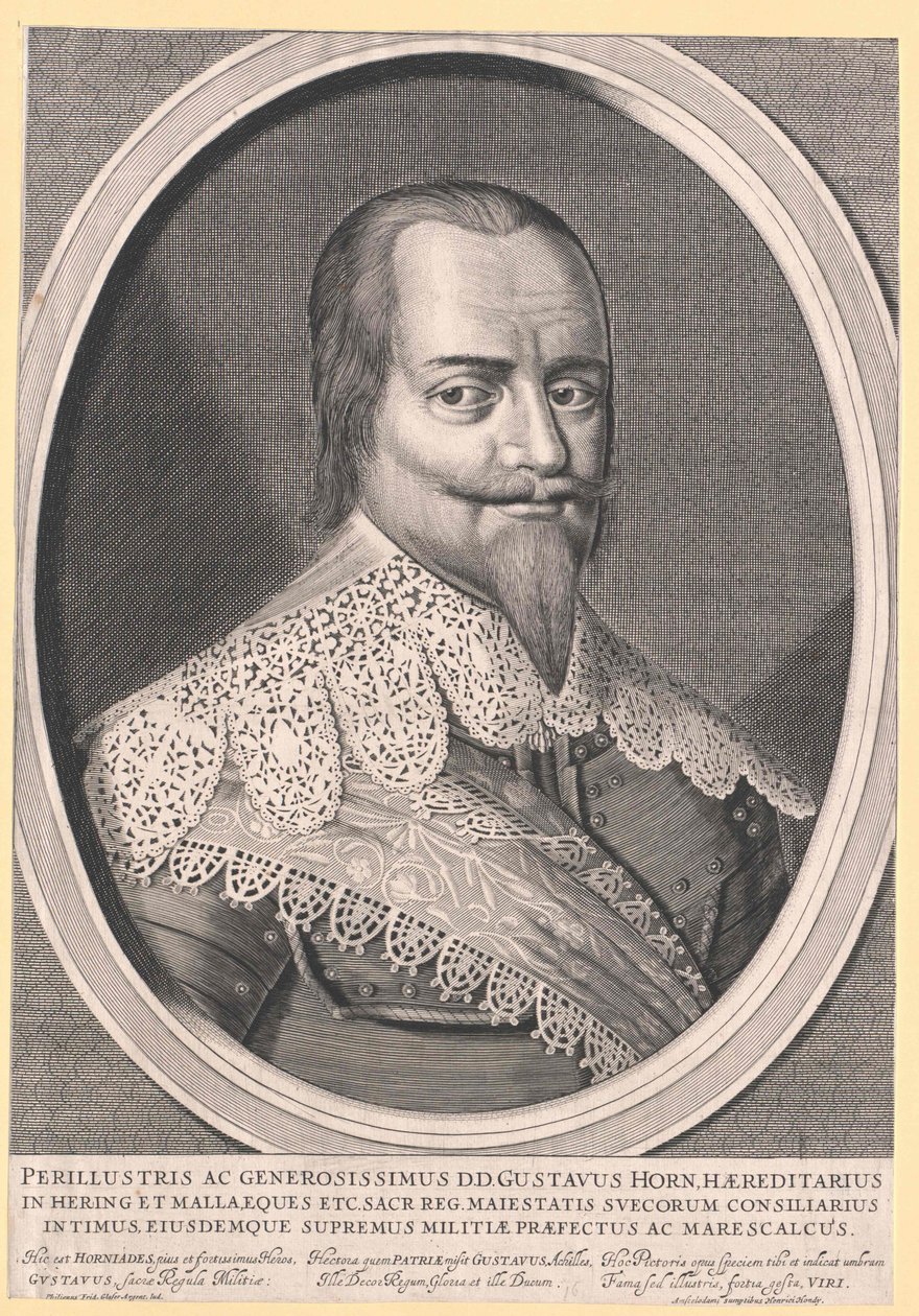 Gustaf graaf Horn af Bjoerneborg door Artist Unknown