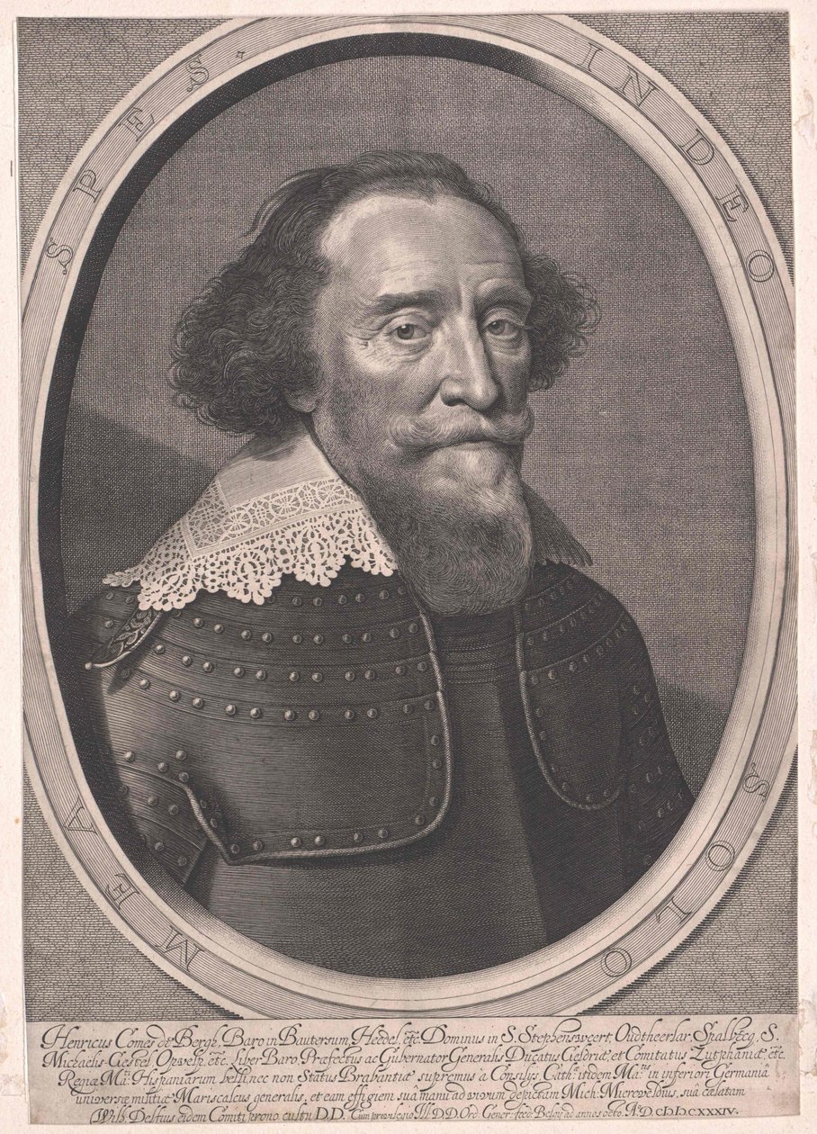 Henry Graaf von dem Bergh door Artist Unknown