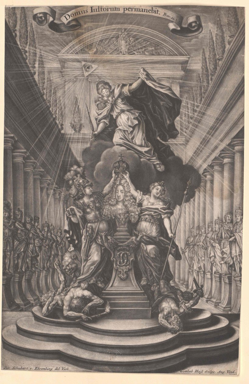 Heilige Roomse Keizer Karel VI door Artist Unknown