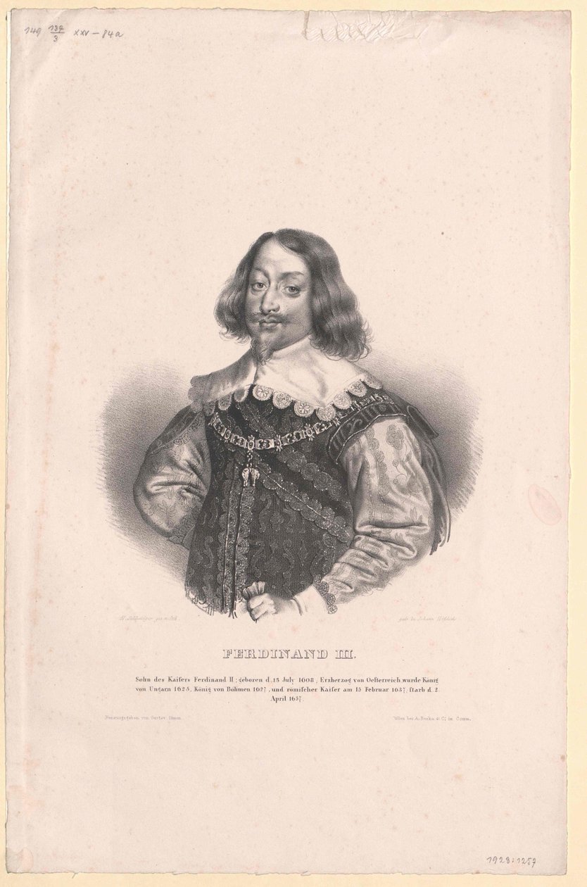 Heilige Roomse keizer Ferdinand III door Artist Unknown
