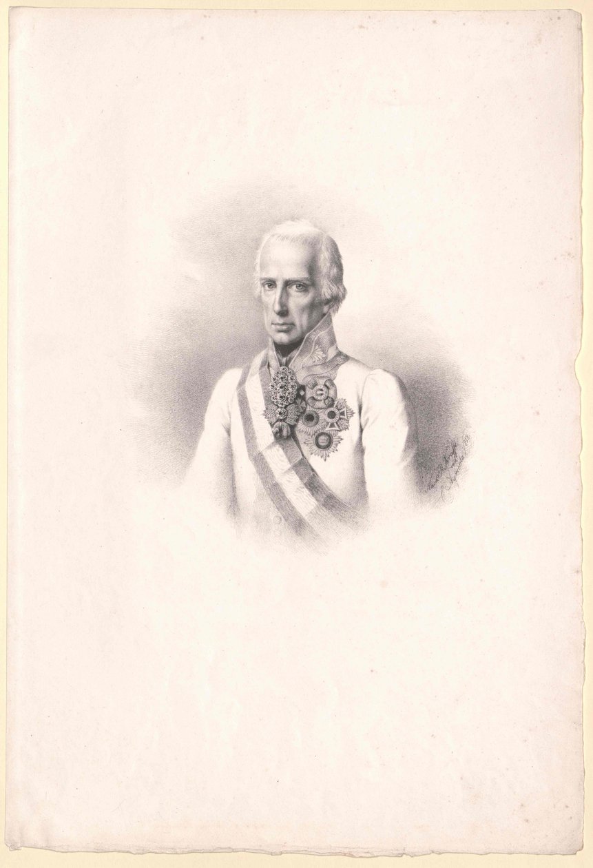 Heilige Roomse Keizer Francis II door Artist Unknown