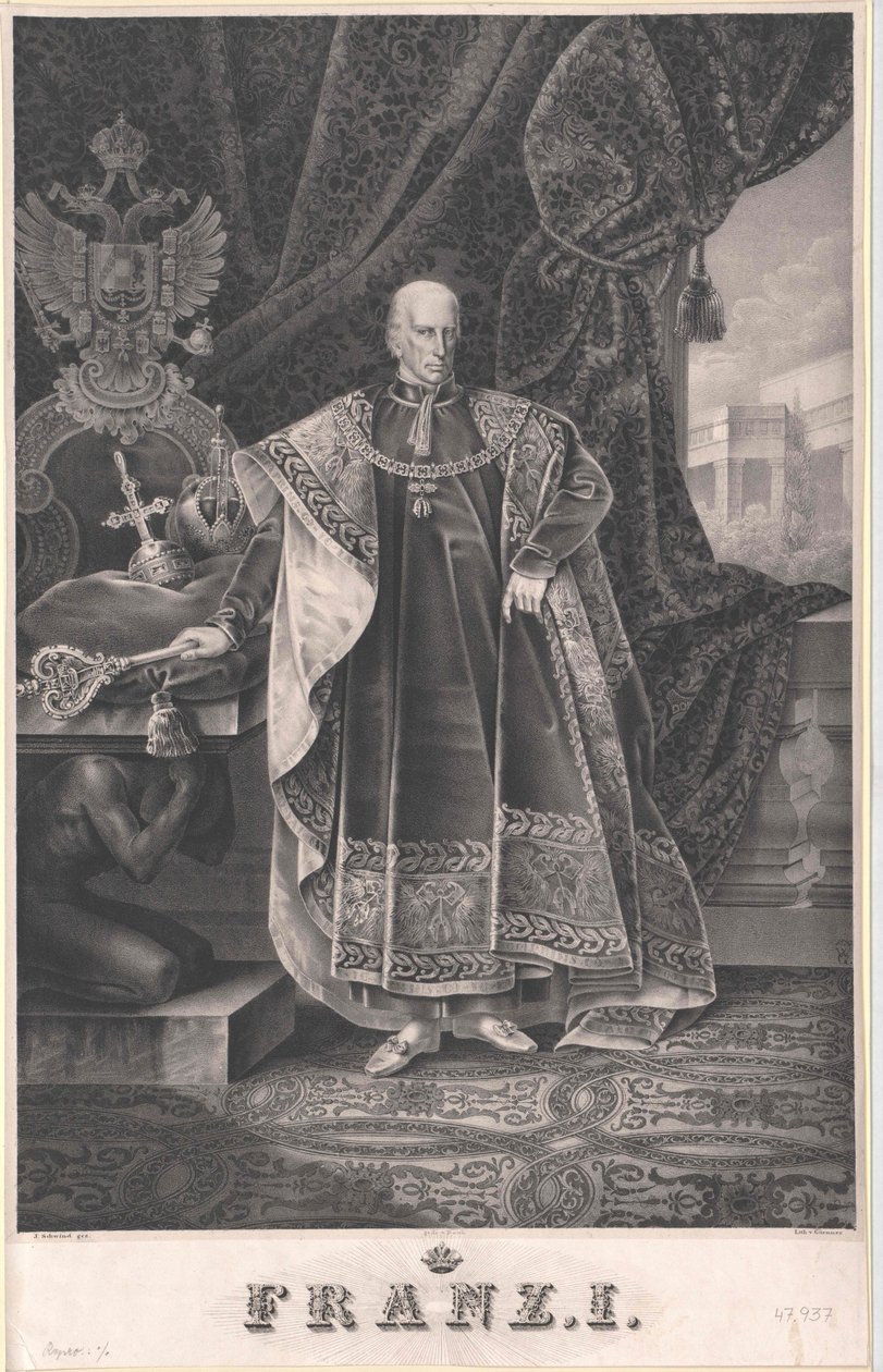 Heilige Roomse keizer Frans II door Artist Unknown