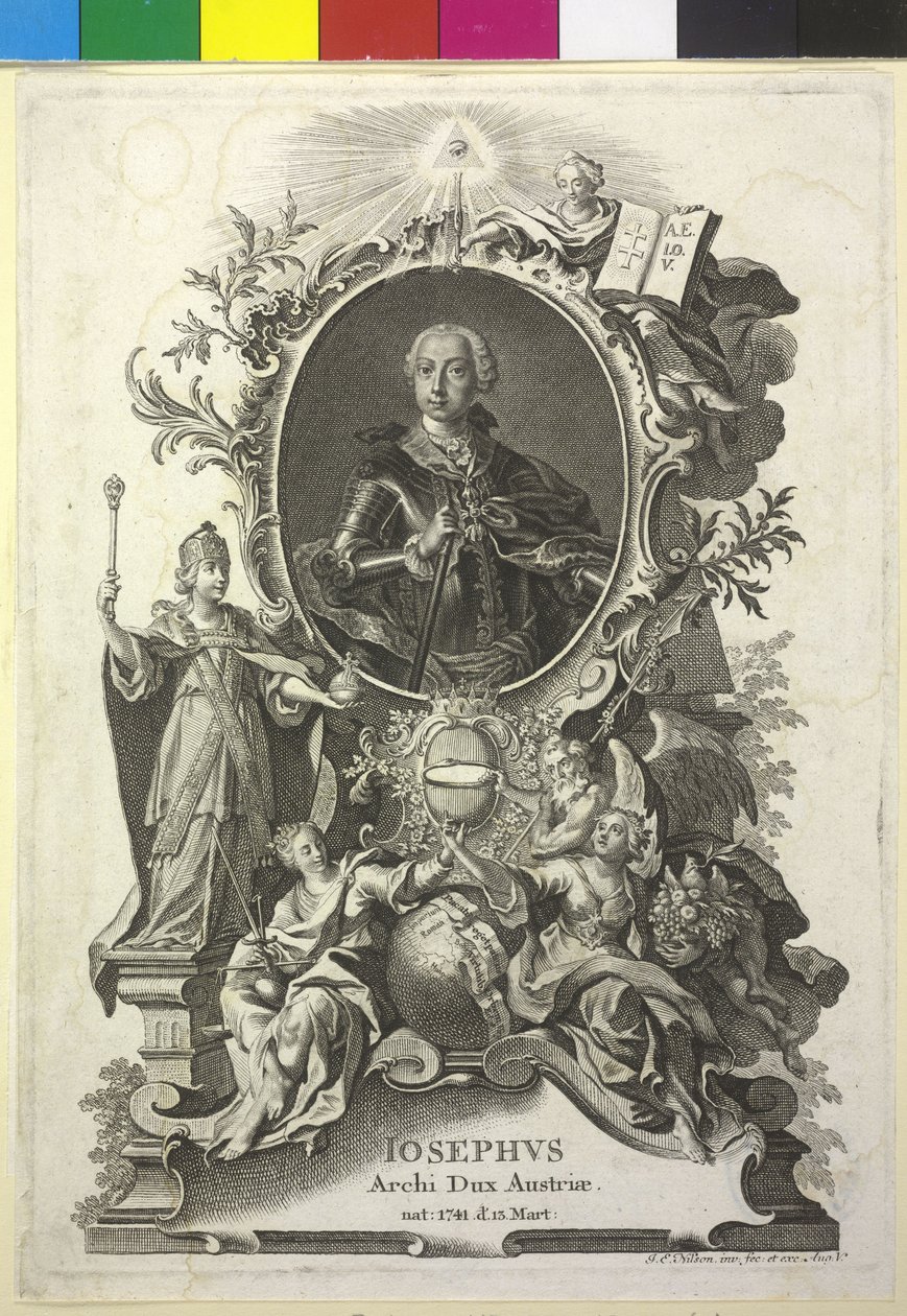 Heilige Roomse keizer Jozef II door Artist Unknown