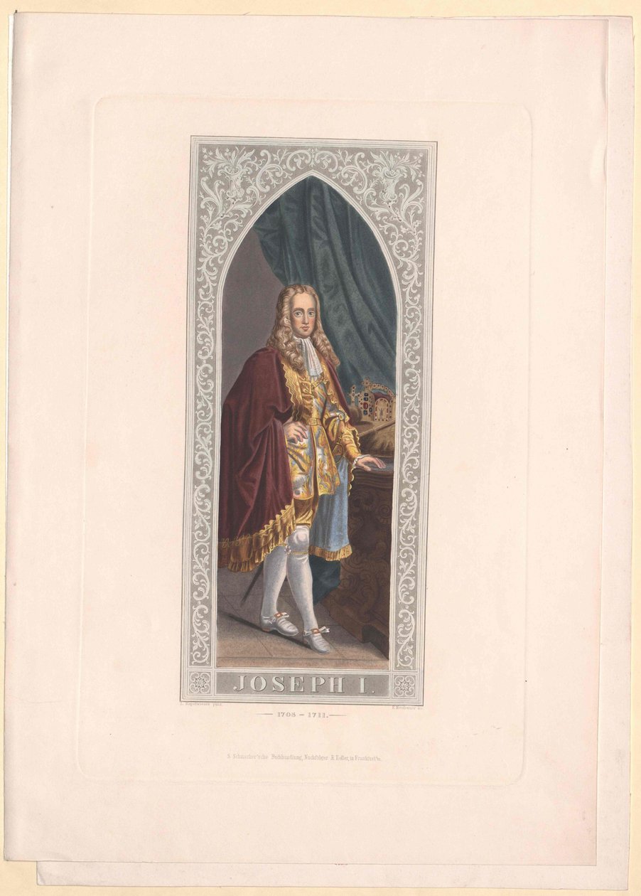 Heilige Roomse keizer Jozef I door Artist Unknown