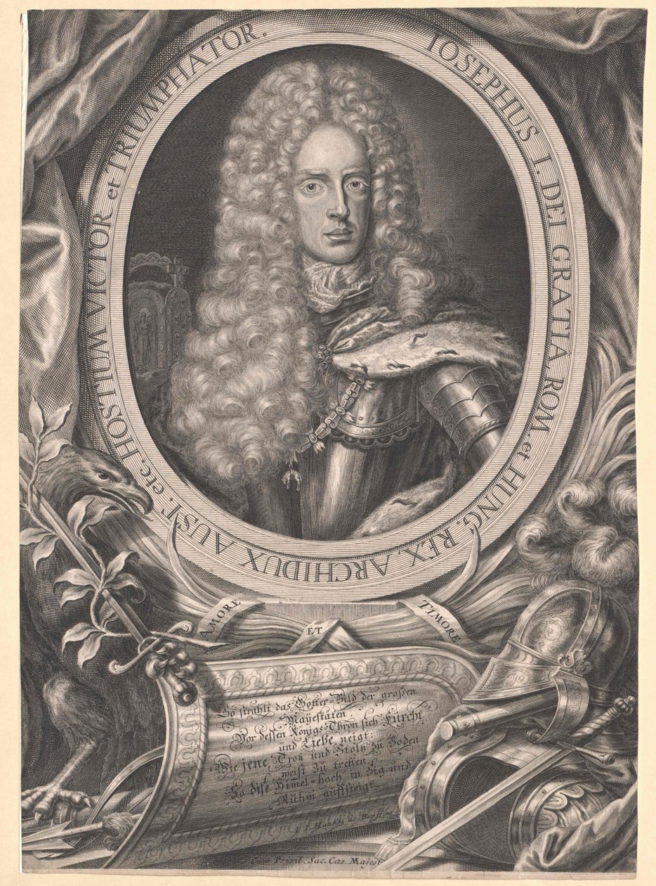 Heilige Roomse keizer Jozef I door Artist Unknown