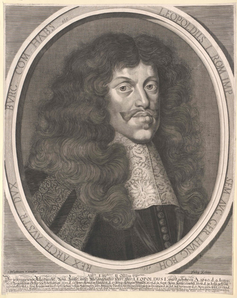 Heilige Roomse Keizer Leopold I door Artist Unknown