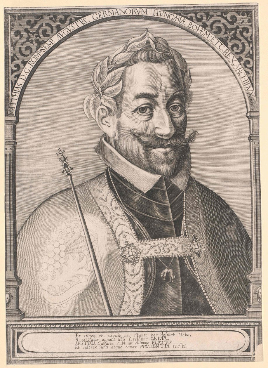Heilige Roomse Keizer Matthias I door Artist Unknown