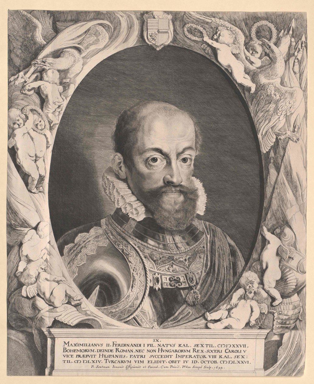 Heilige Roomse keizer Maximiliaan II door Artist Unknown