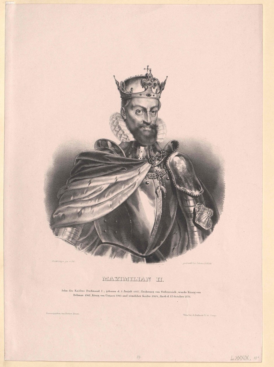 Heilige Roomse keizer Maximiliaan II door Artist Unknown