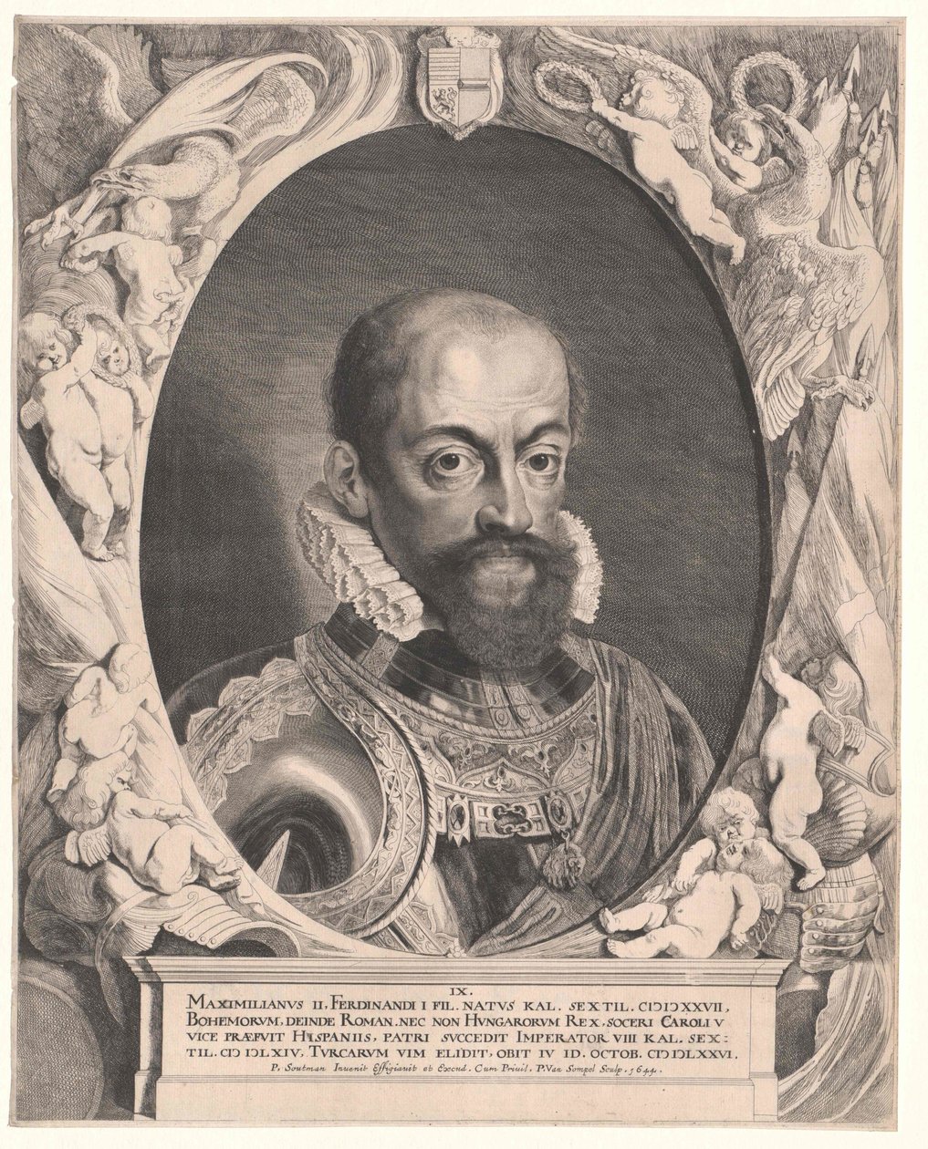 Heilige Roomse keizer Maximiliaan II door Artist Unknown