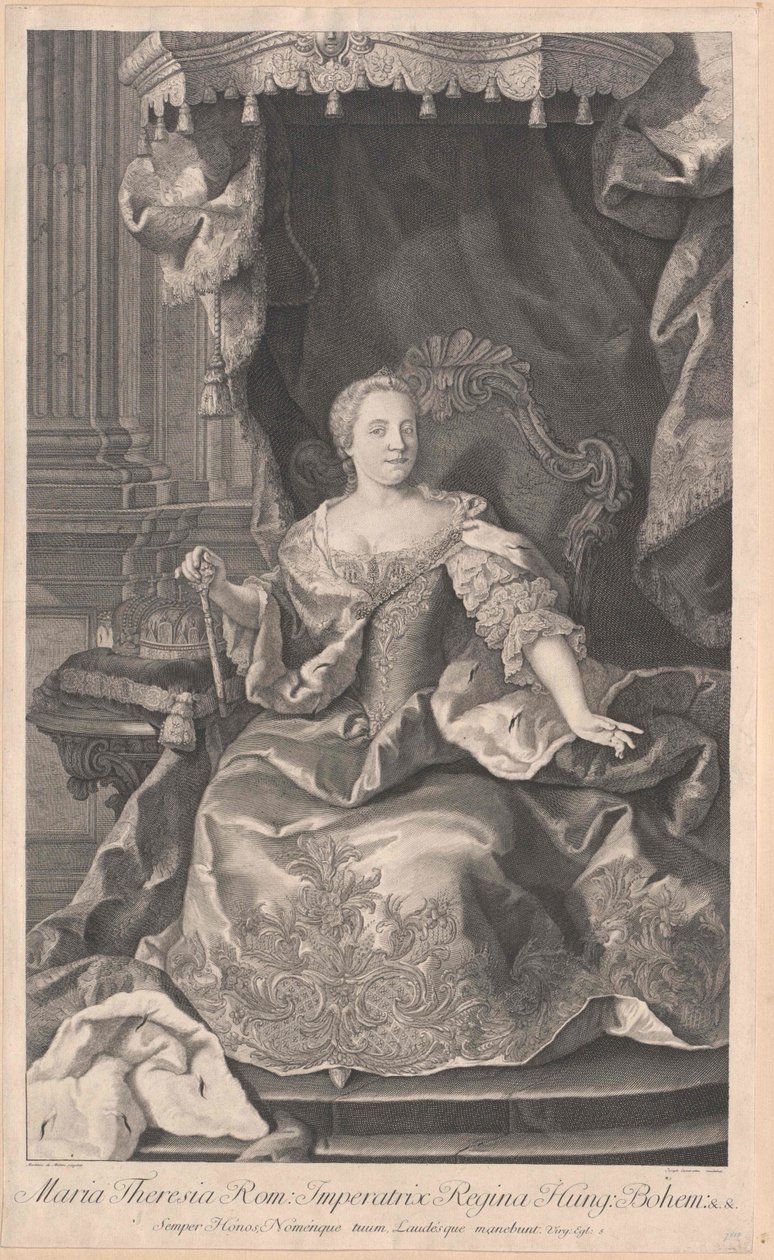 Heilige Romeinse keizerin Maria Theresia door Artist Unknown