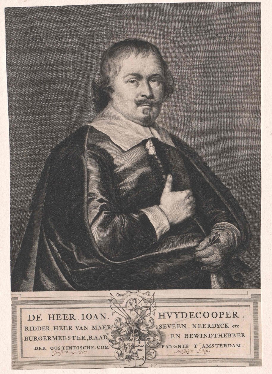 Johan Huydecoper door Artist Unknown