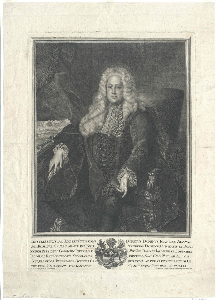 Johann Adam graaf von Questenberg door Artist Unknown