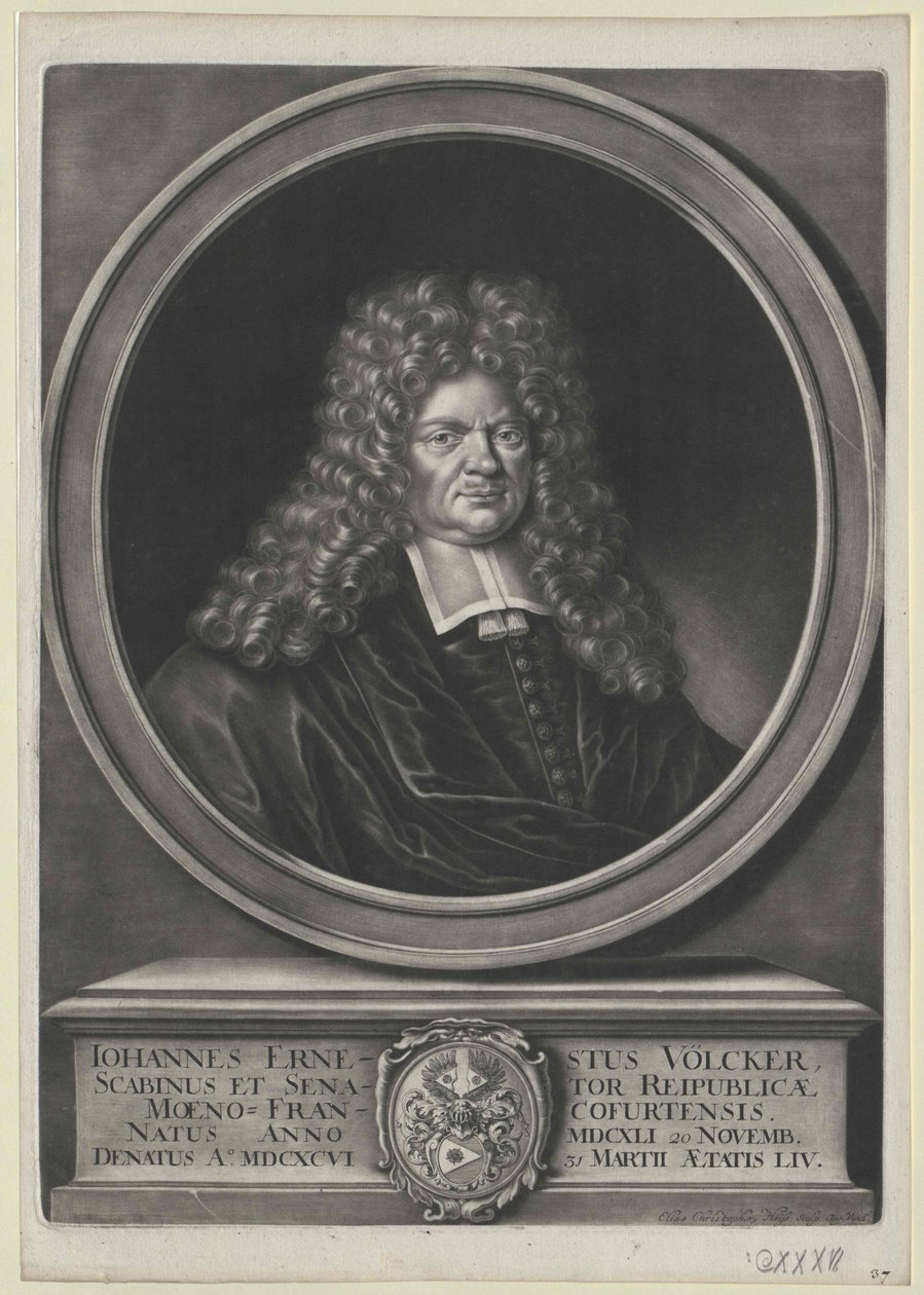 Johann Ernst Voelcker door Artist Unknown