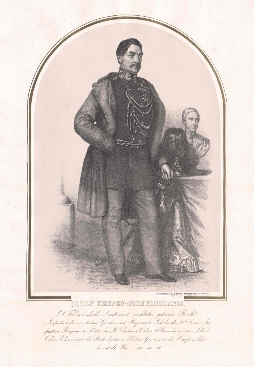Johann Franz baron Kempen von Fichtenstamm door Artist Unknown