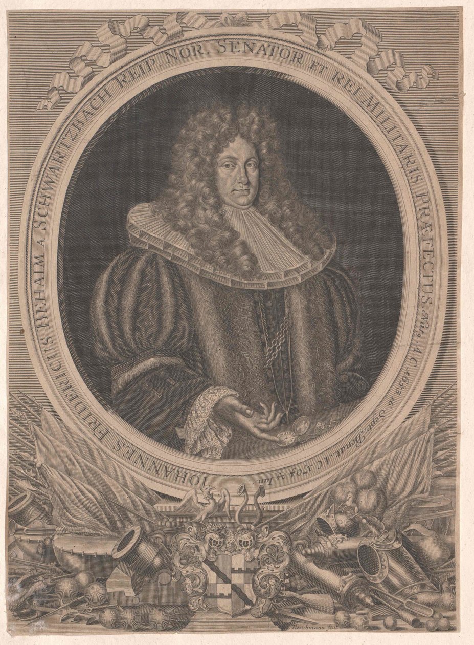 Johann Frederik Behaim von Schwarzbach door Artist Unknown