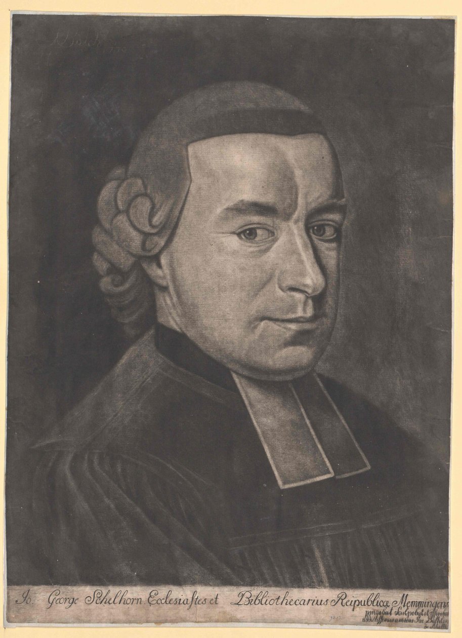 Johann Georg Schelhorn door Artist Unknown