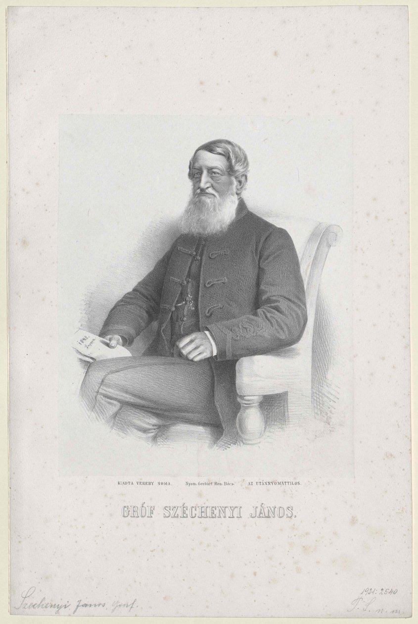 Johann Nepomuk graaf Szechenyi van Sarvar-Felsoevidek door Artist Unknown