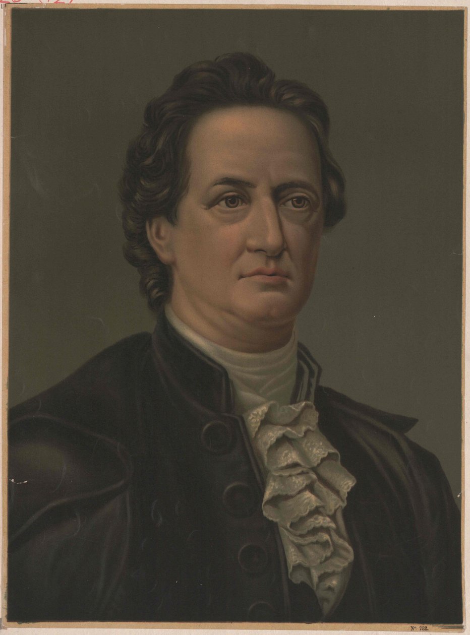 Johann Wolfgang von Goethe door Artist Unknown
