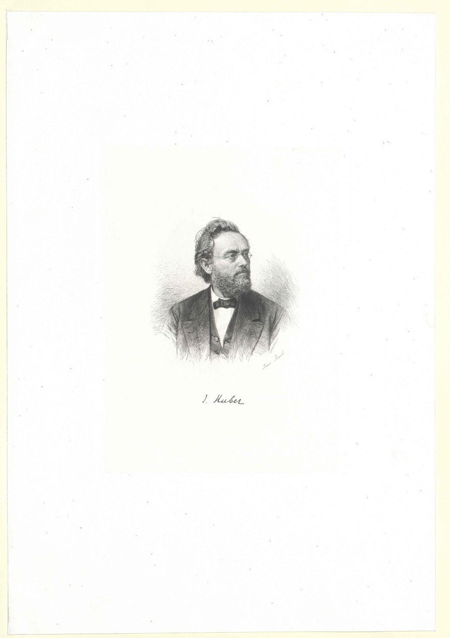 Johannes Huber (afdrukken) door Artist Unknown