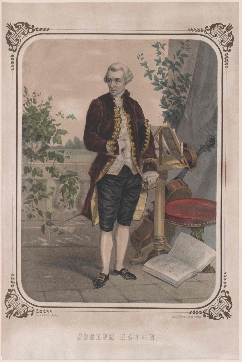 Joseph Haydn door Artist Unknown