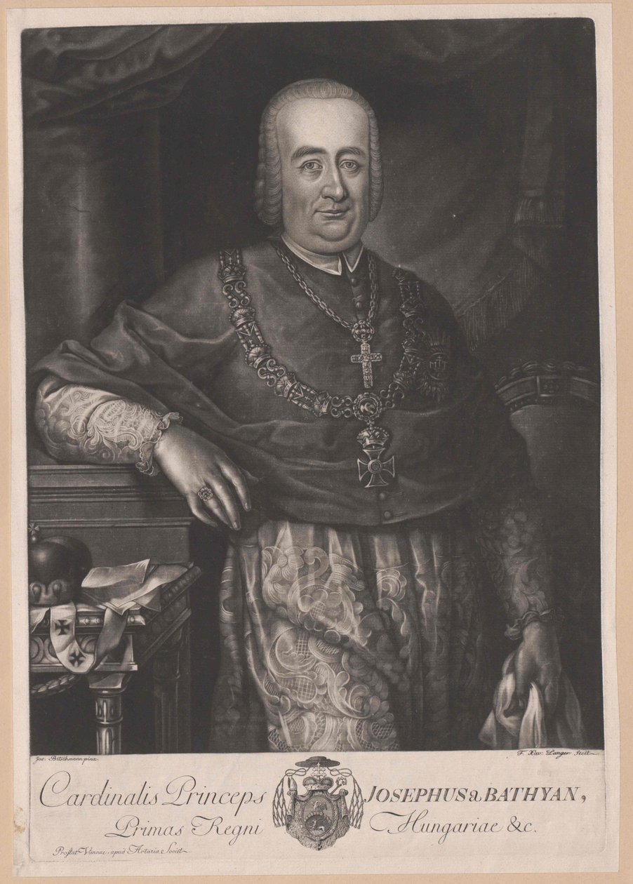 Joseph graaf Batthyany van Nemet-Ujvar door Artist Unknown
