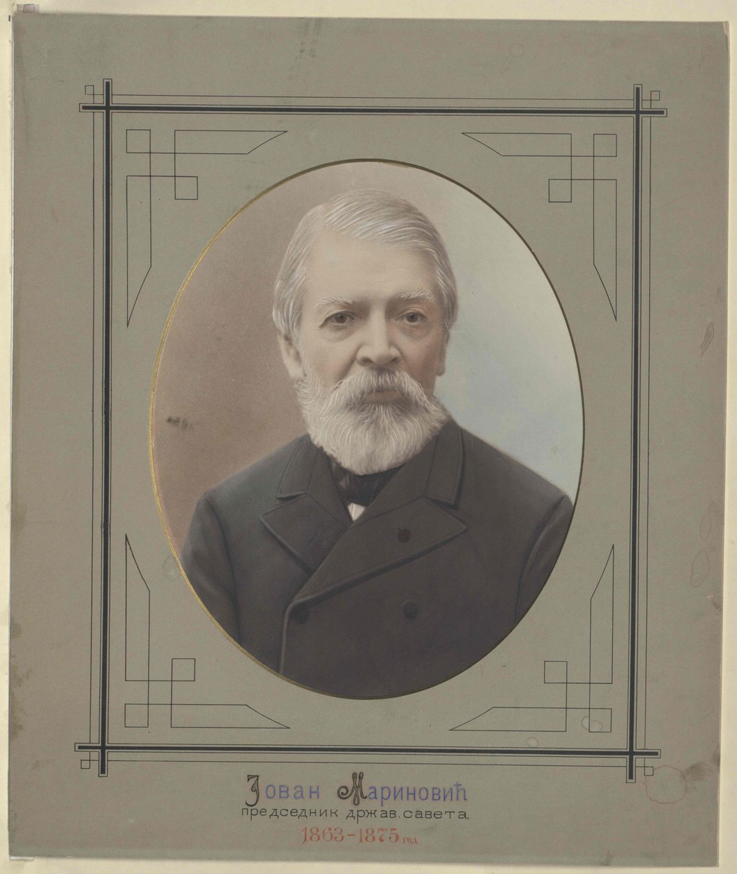 Jovan graaf Marinovic door Artist Unknown