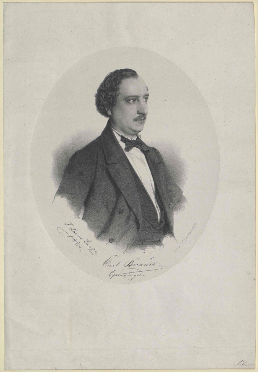 Charles Bernard door Artist Unknown