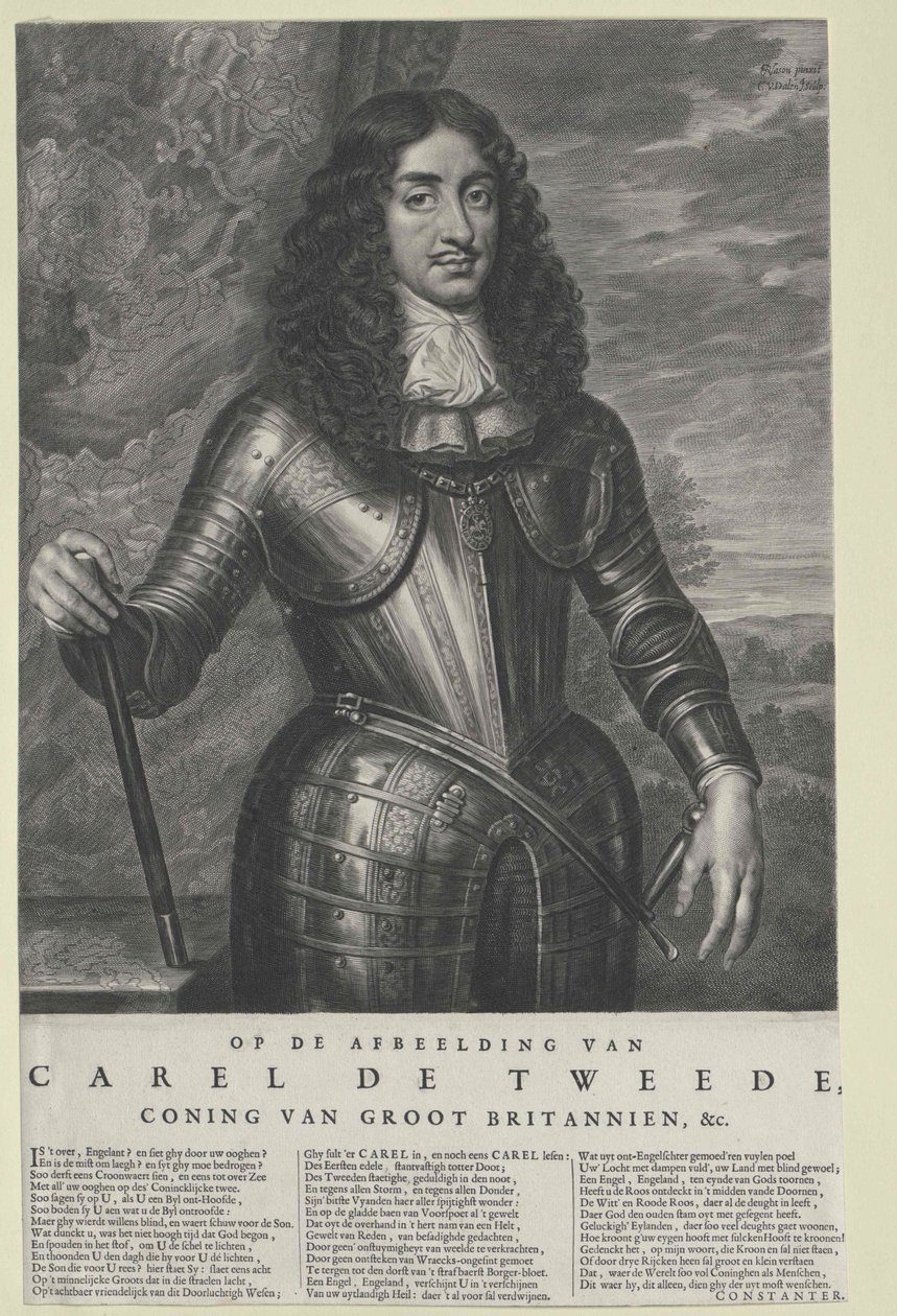 Koning van Engeland Charles II door Artist Unknown