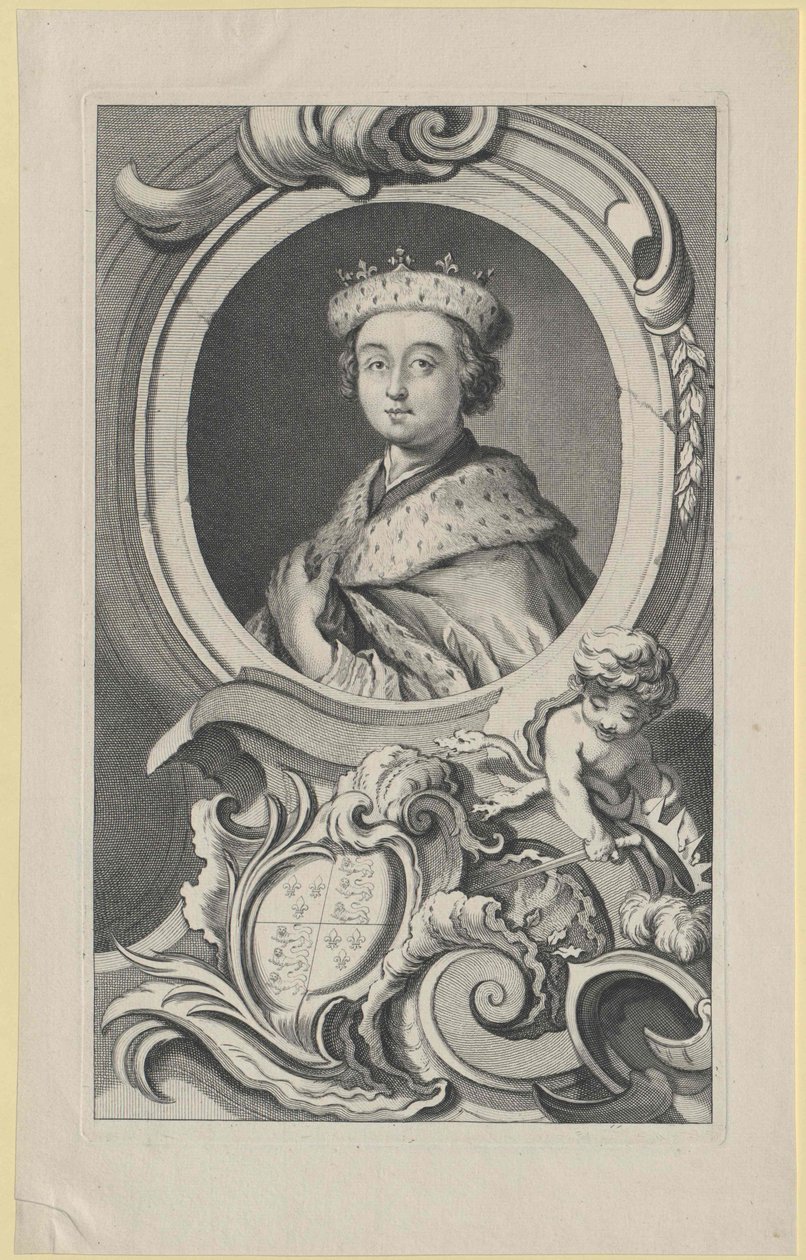 Koning van Engeland Eduard V. (afdruk) door Artist Unknown