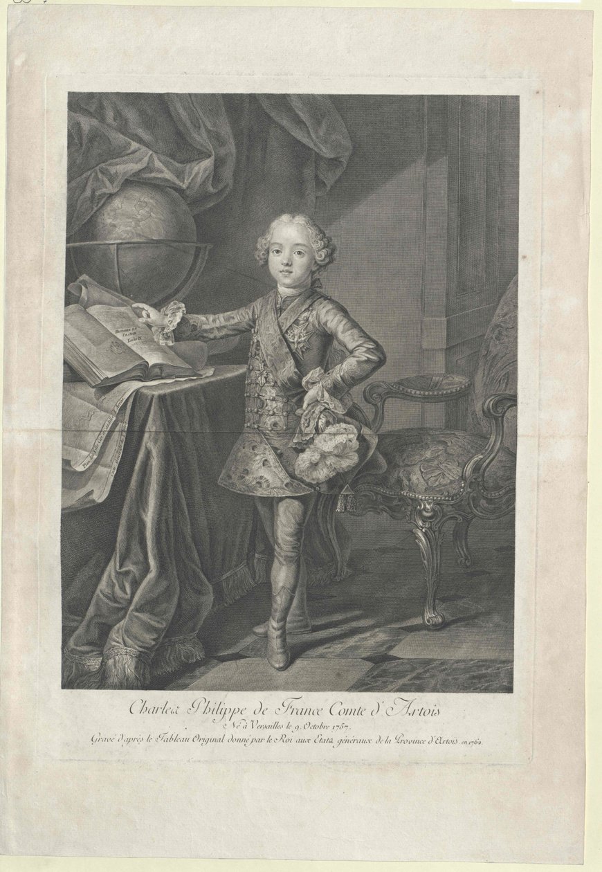 Koning van Frankrijk Charles X. door Artist Unknown