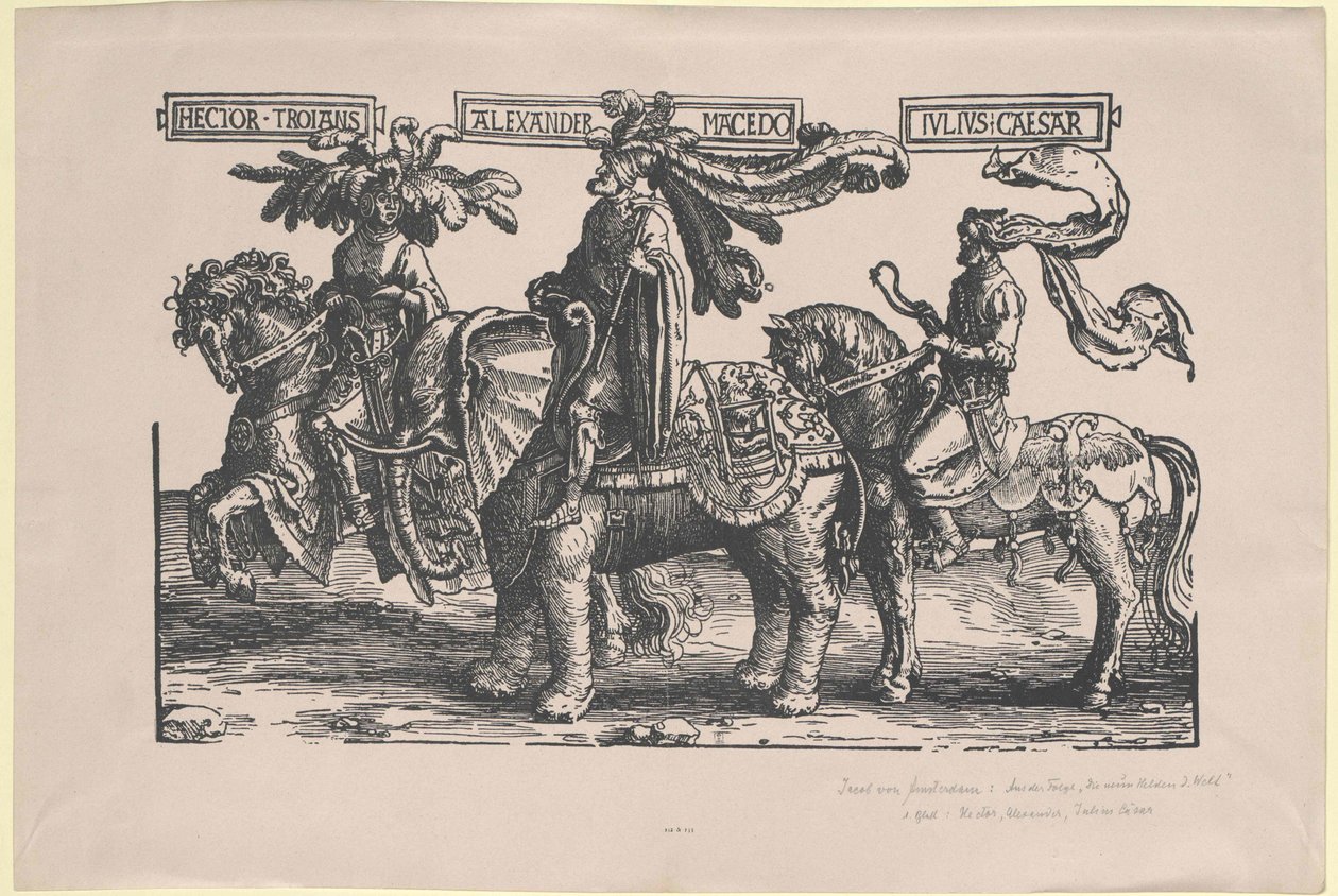 Koning van Macedonië Alexander de Grote door Artist Unknown