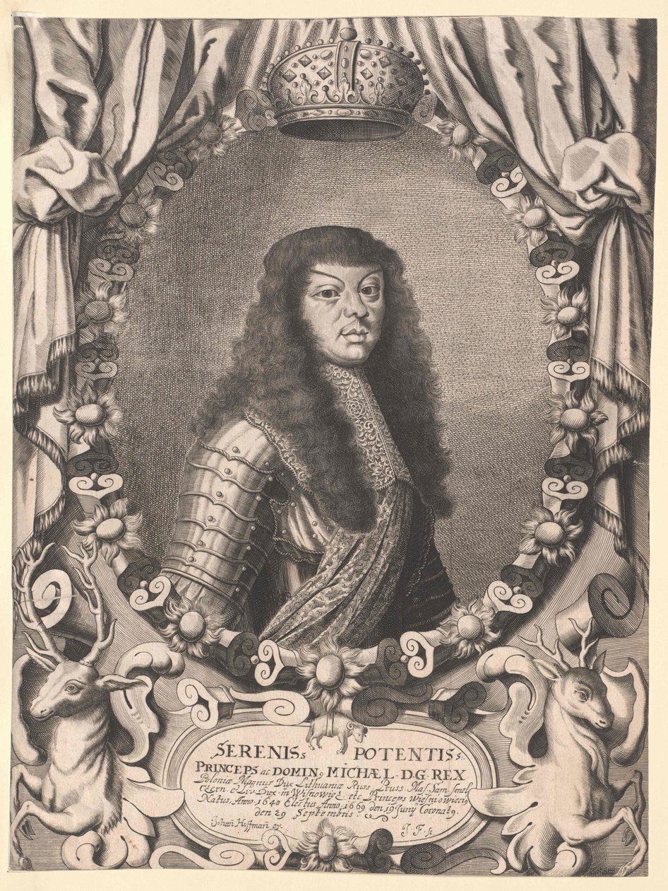 Koning van Polen Michael Thomas Wiesniowiecz door Artist Unknown