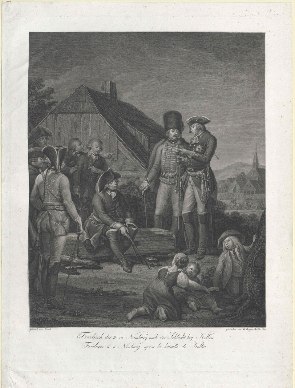 Koning van Pruisen Frederik II door Artist Unknown