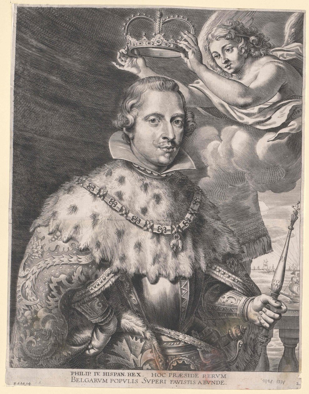 Koning van Spanje Philipp IV door Artist Unknown