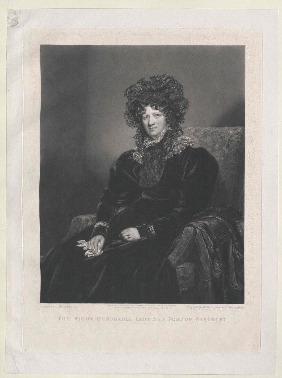 Lady Anne Leveson-Gower door Artist Unknown