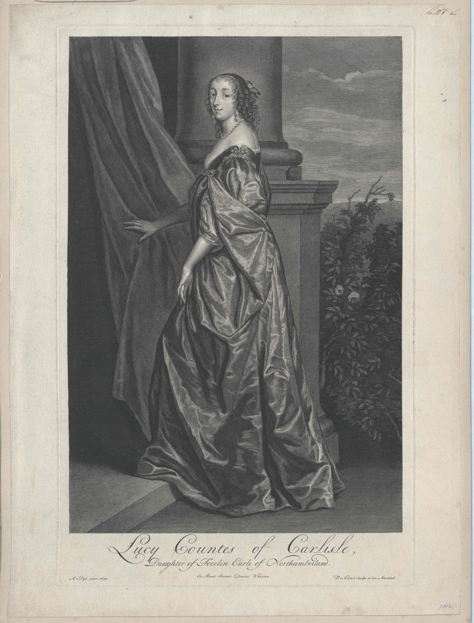 Lady Lucy Percy door Artist Unknown