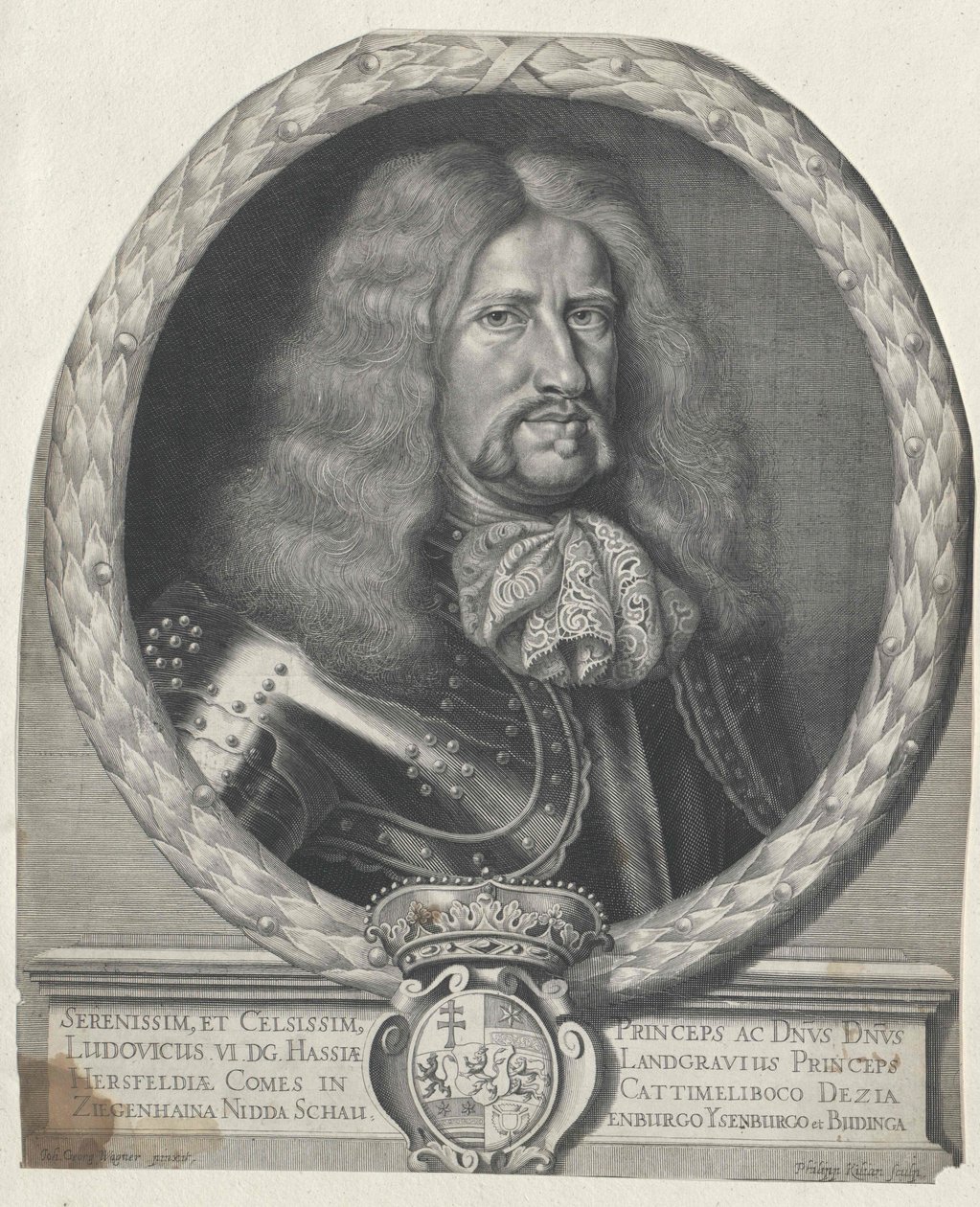 Landgraaf van Hessen-Darmstadt Lodewijk VI door Artist Unknown